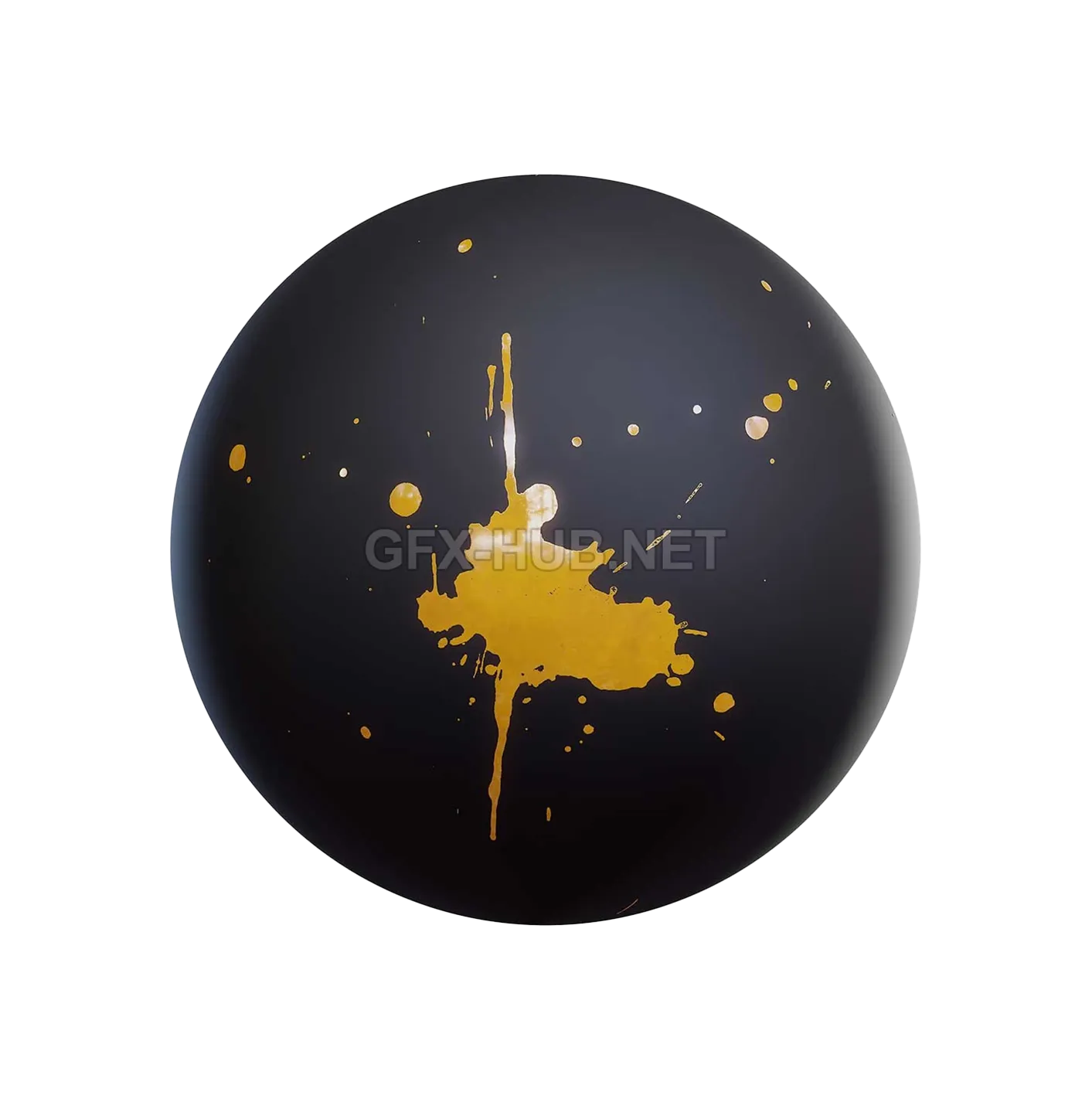 黄色油漆污渍贴花2506101310