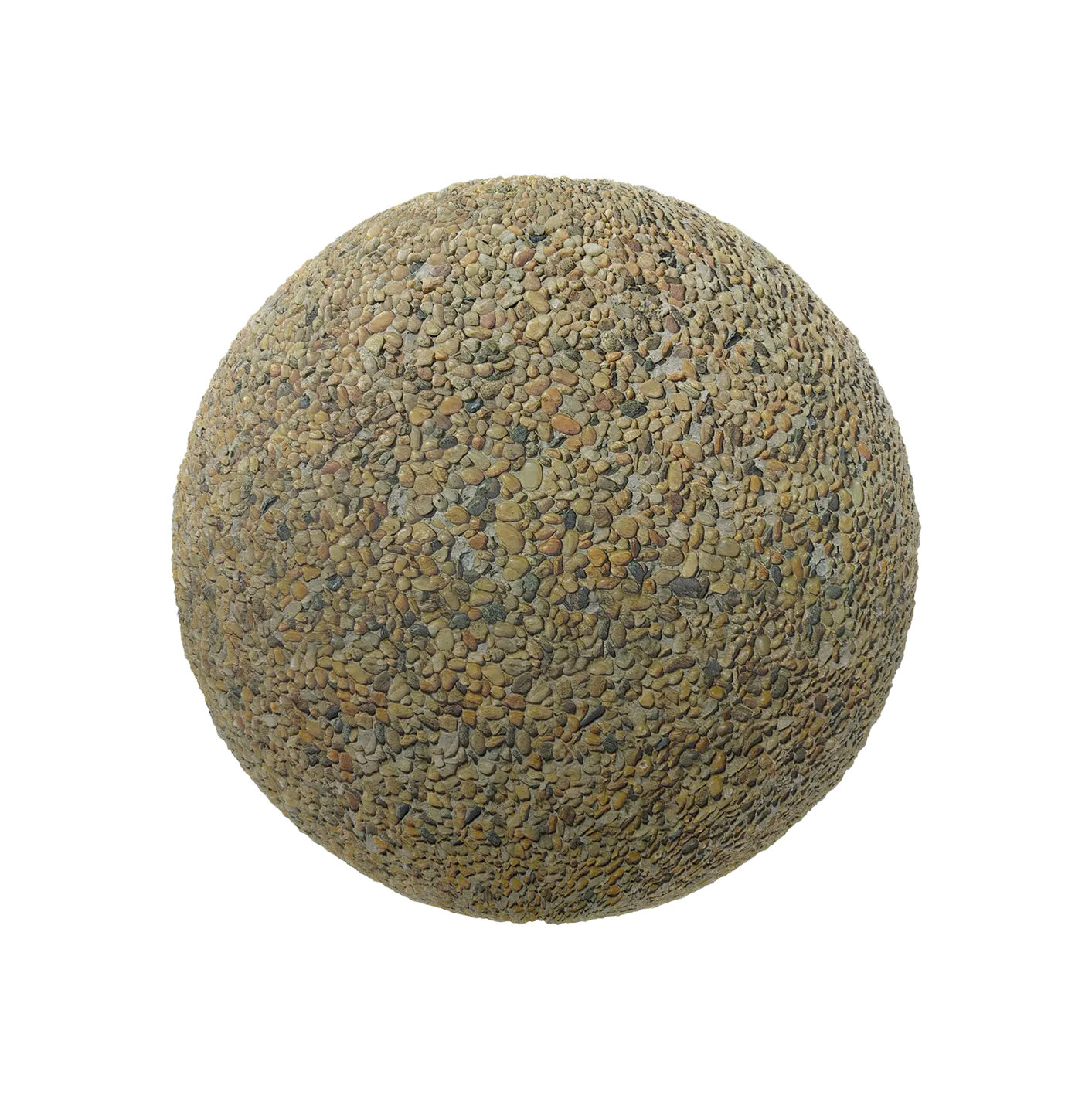 黄色砾石路面2506091612