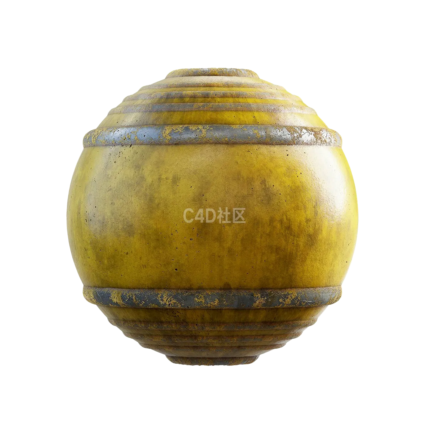 黄色金属桶2506091422