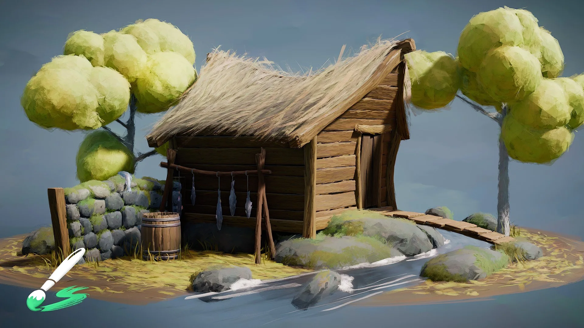 Brushstroke Tools 1.2.2 for Blender 3D 笔触风格化工具集 (1)