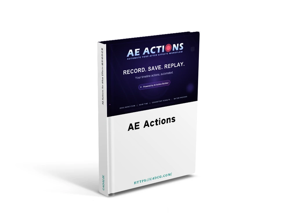 AE Actions 1.1.8 for After Effects 操作动作记录