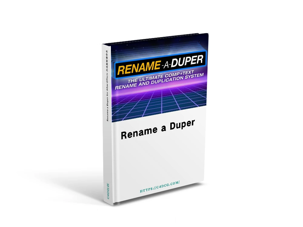 Rename a Duper 1.0 for After Effects 合成复制重命名