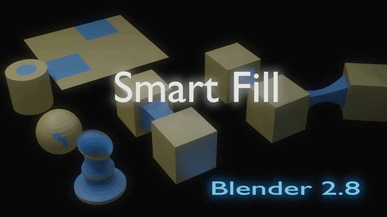 Smart Fill 1.5.1 for Blender 智能补面建模1