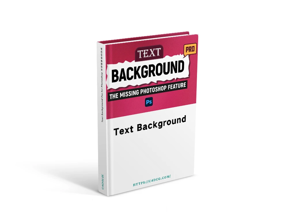 Text Background Pro 1.0.0 for Photoshop 文字背景自动生成