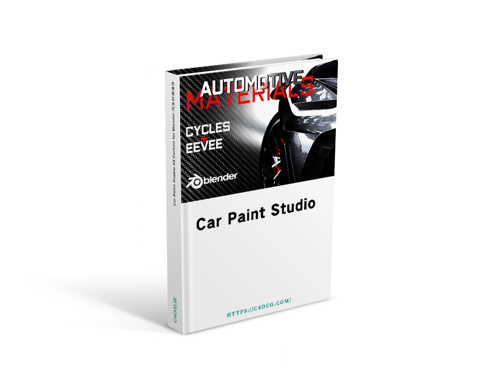 Car Paint Studio v3.8.1 4K Carbon for Blender 汽车材质插件