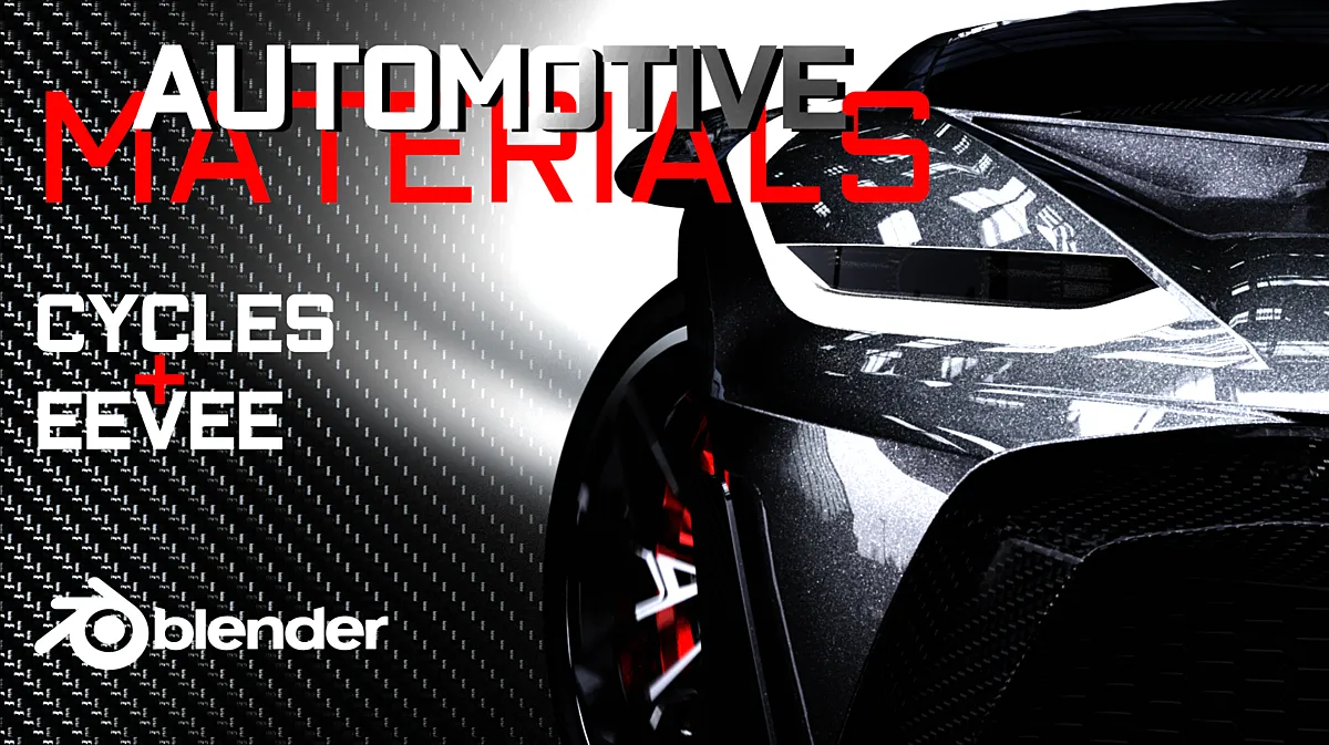 Car Paint Studio v3.8.1 4K Carbon for Blender 汽车材质插件