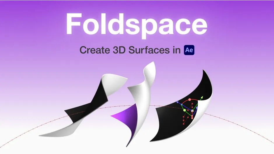 Foldspace v1.3.0 for After Effects 空间折叠动效插件