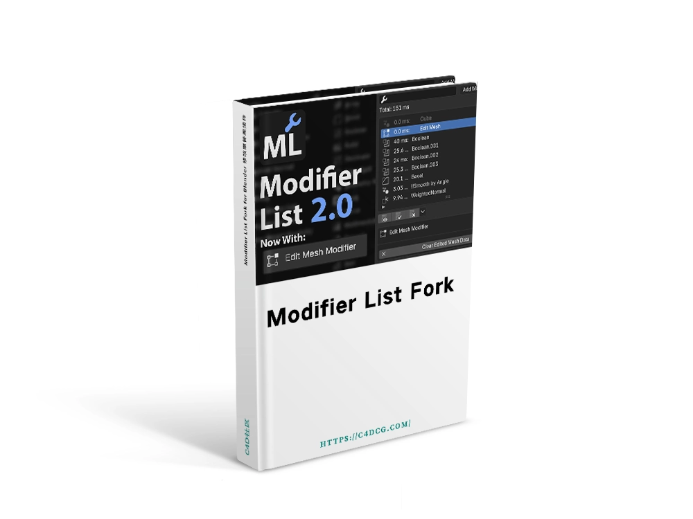 Modifier List Fork v2.0.4 for Blender 修改器管理插件