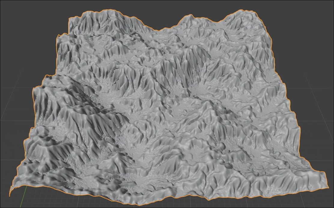 Erosion Terrain Extension v1.0.0 for Blender 地形侵蚀生成插件