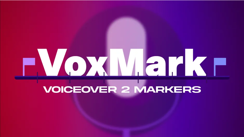 VoxMark v2.0.0 for After Effects/Premiere Pro/DaVinci Resolve 人声视频处理插件