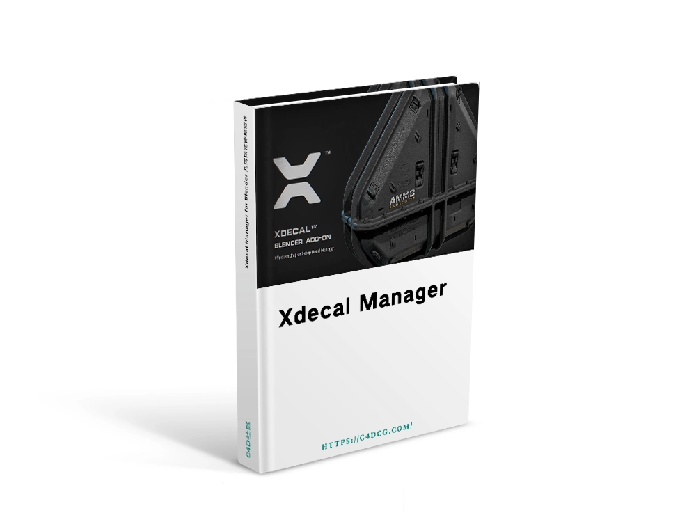 Xdecal Manager v1.11 for Blender 几何贴花管理插件