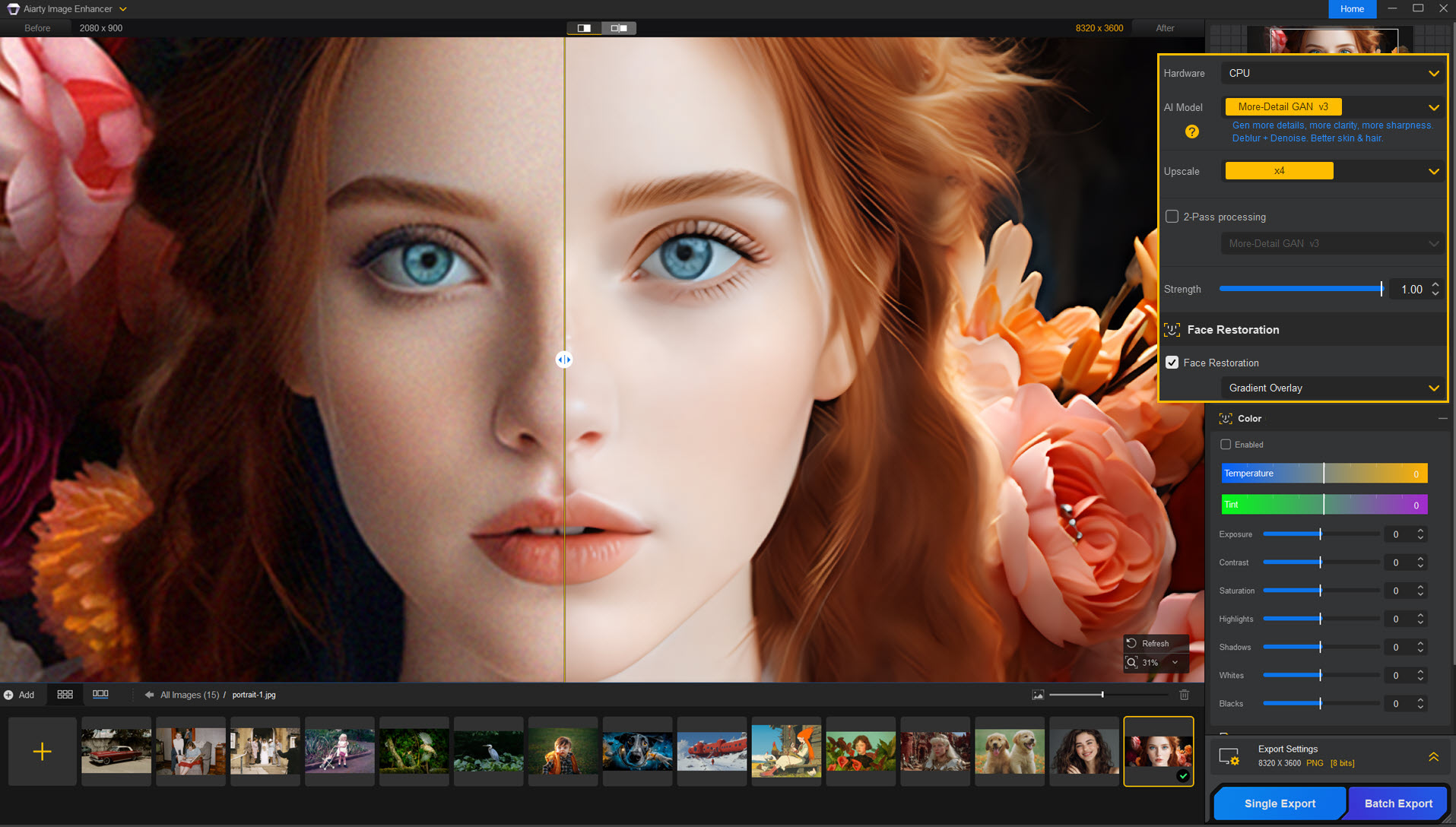 Aiarty Image Enhancer 3.14 AI图像增强软件