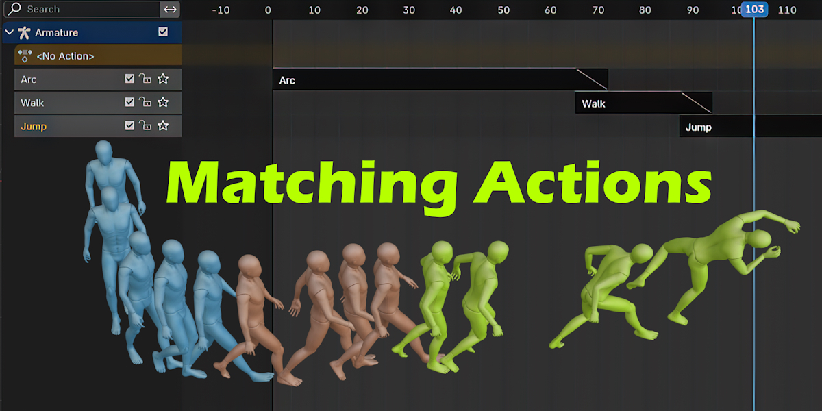 Matching Actions 1.5.0 for Blender 动作衔接对齐