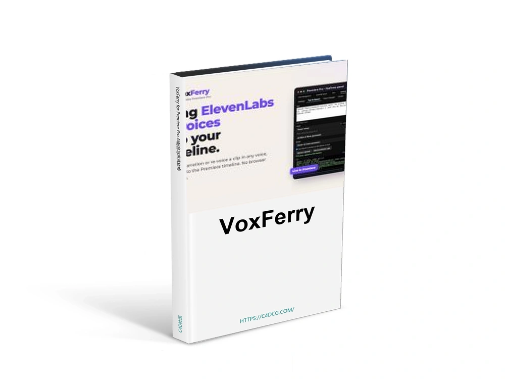 VoxFerry 0.8.0 for Premiere Pro AI配音与声音转换