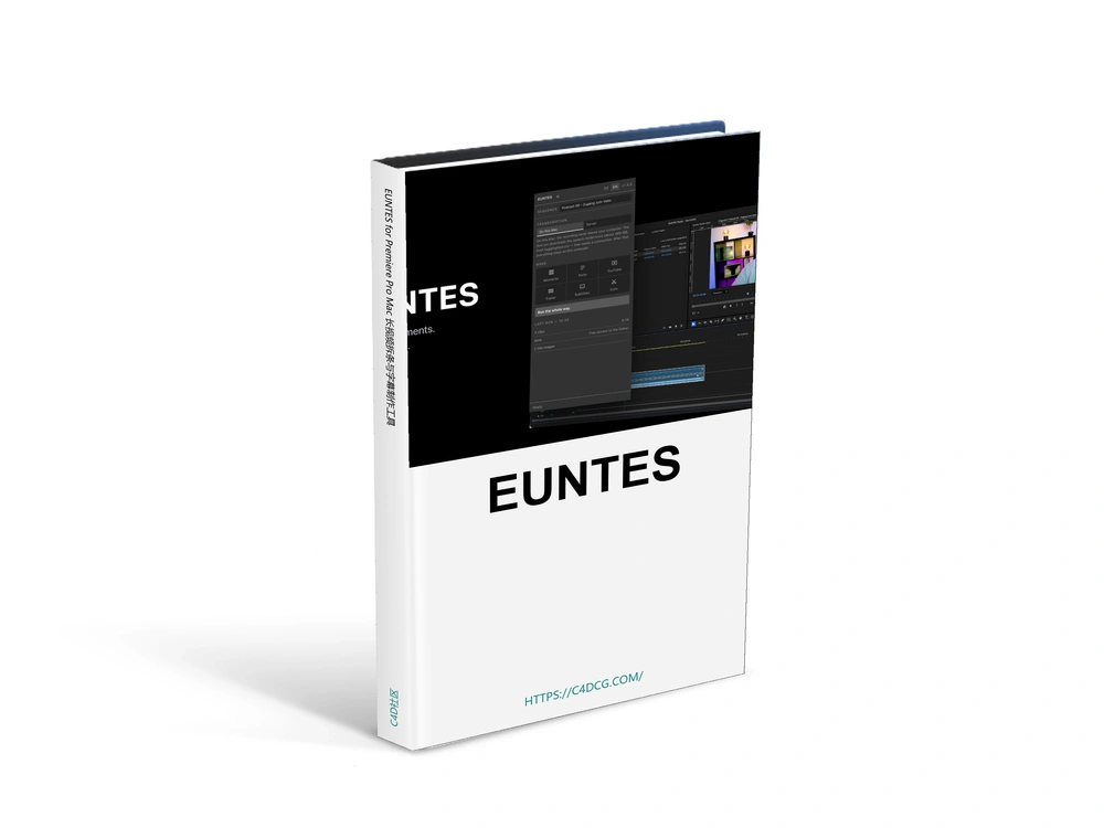 EUNTES 1.5.9 for Premiere Pro Mac 长视频拆条与字幕制作工具
