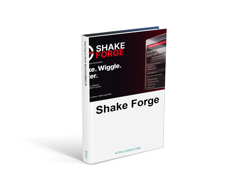Shake Forge 1.2.1 for Blender 镜头抖动与对象振动工具