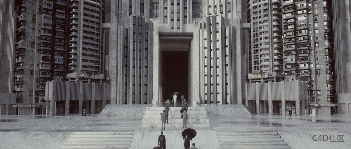 极富有空间设计感的动画-自由、面具之后