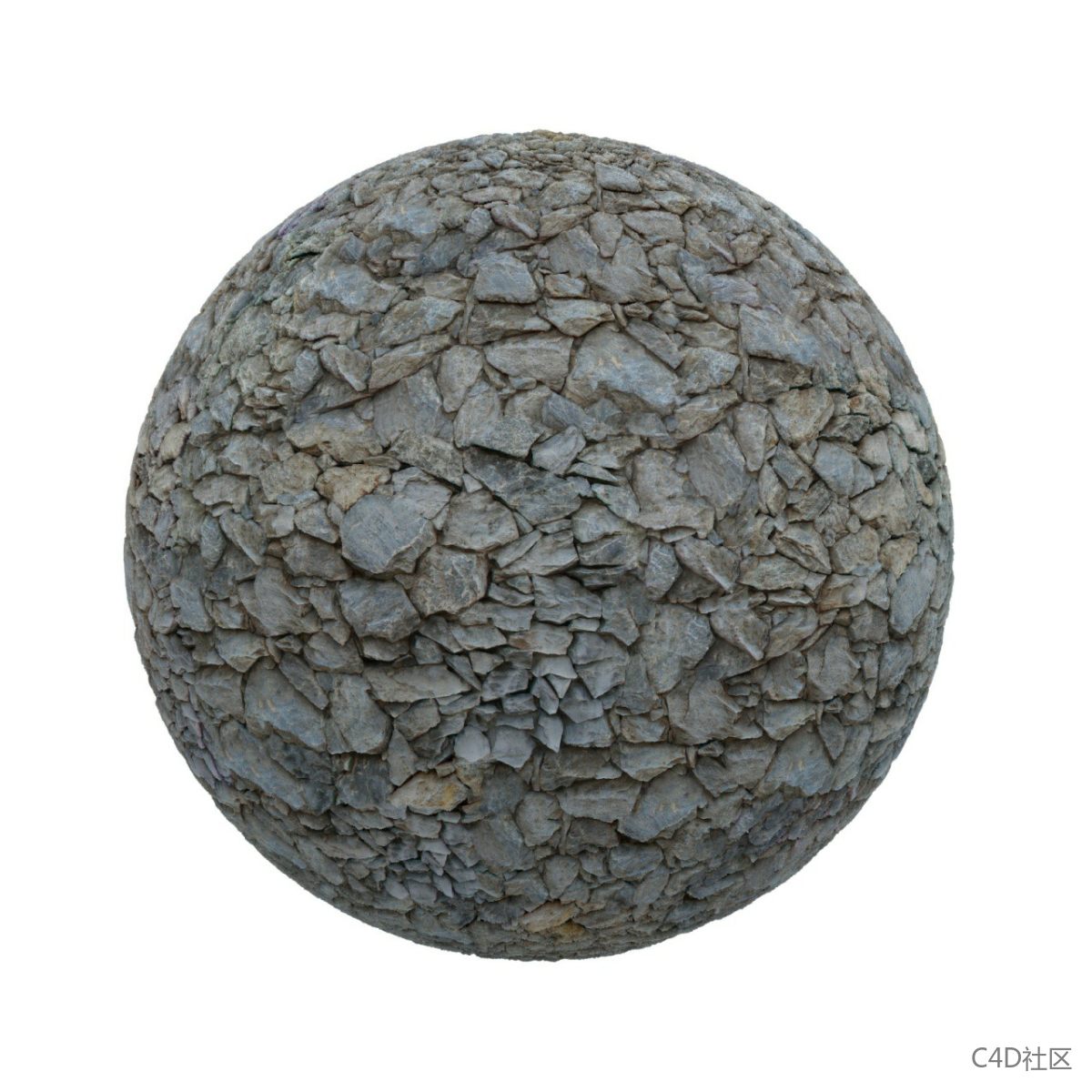 地面​砾石纹理贴图