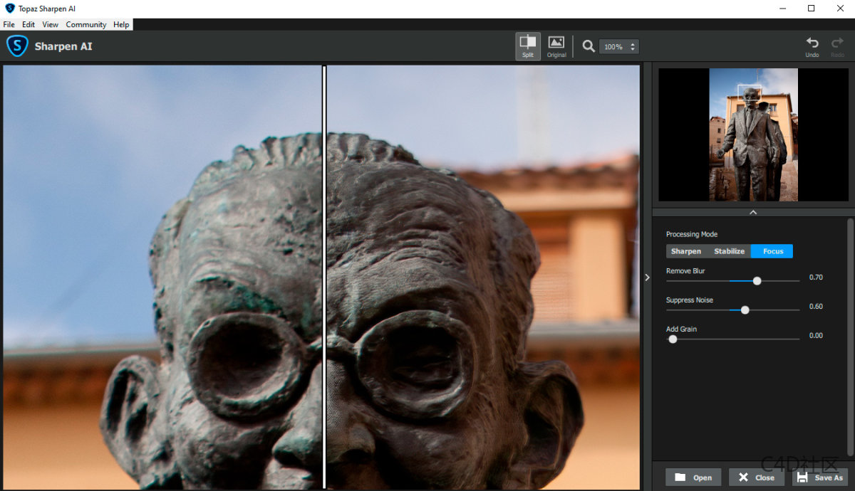 Topaz Sharpen AI V 3.2.0 图像智能锐化软件