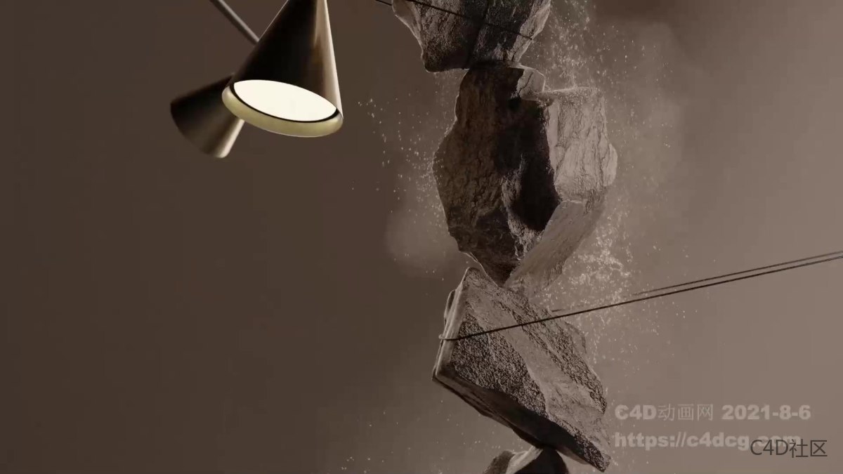 某品牌的吊灯灯饰宣传动画