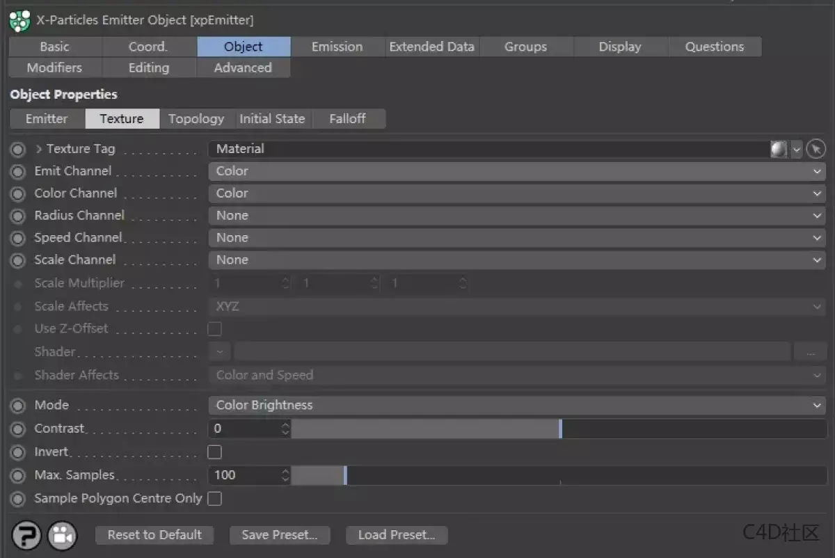 Emitter Shape_Object