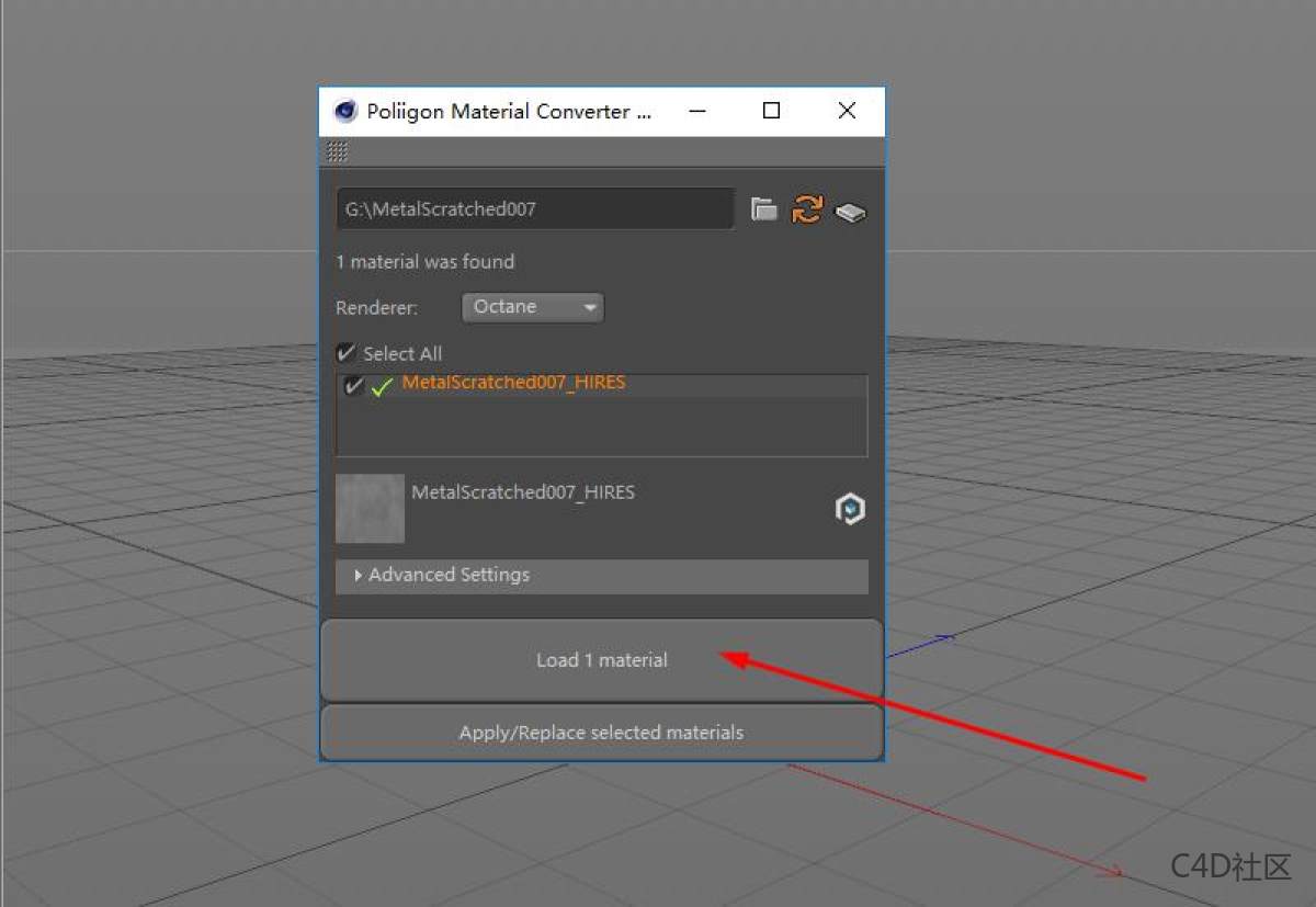 POLIIGON Material Convert 1.5.2 Fro CINEMA 4D 材质转换脚本