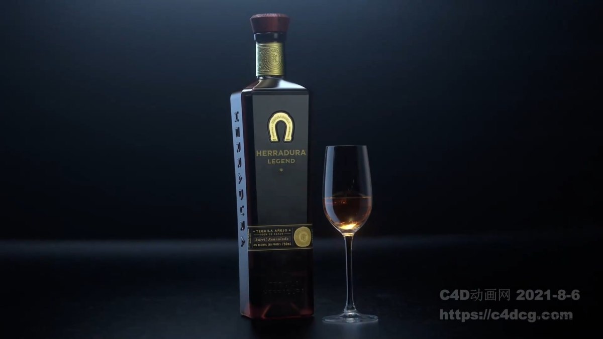 龙舌兰酒 Herradura Legend酒类宣传动画