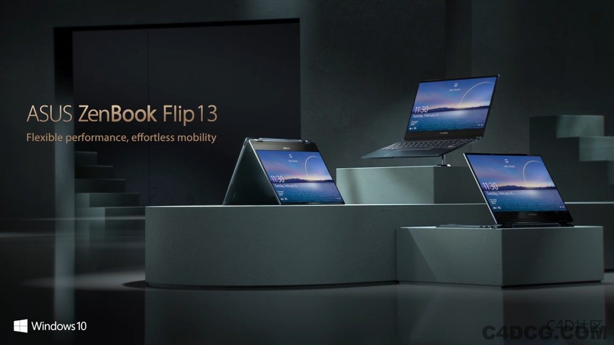 Asus Flipbook 13商业宣传动画