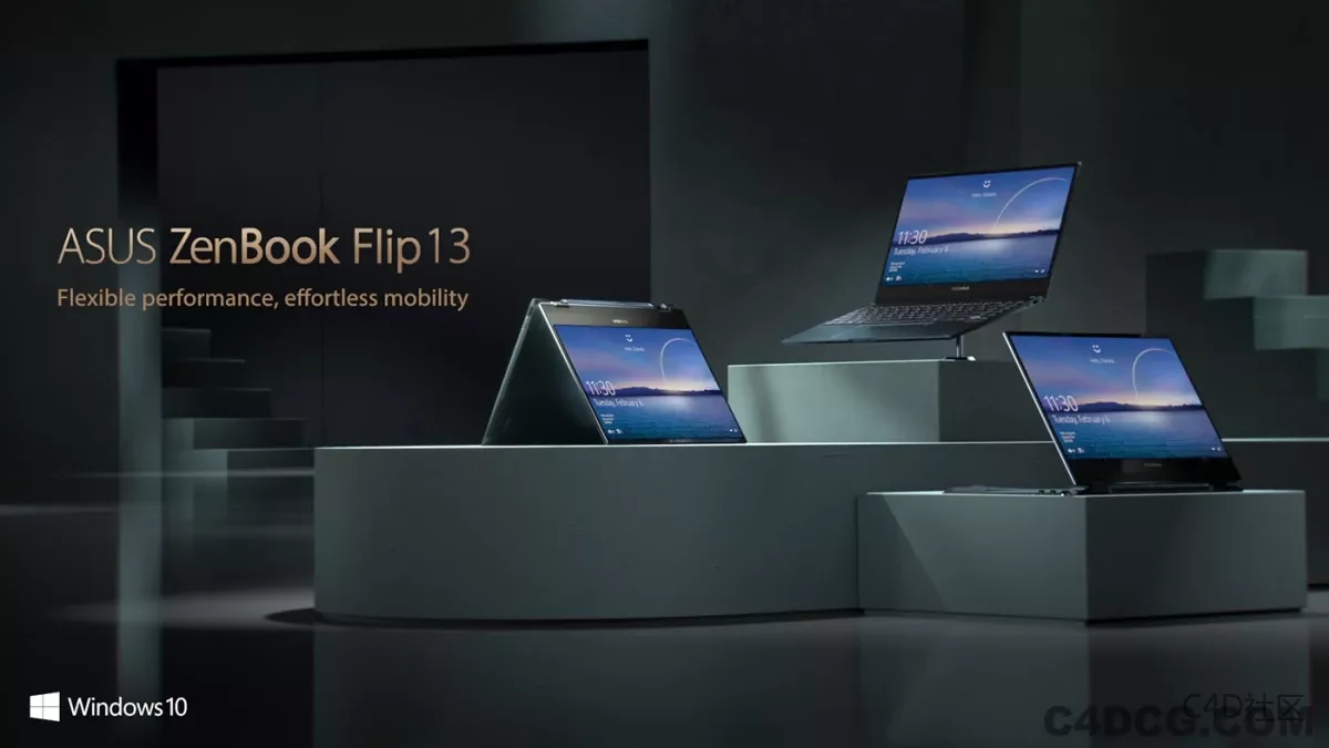 Asus Flipbook 13商业宣传动画