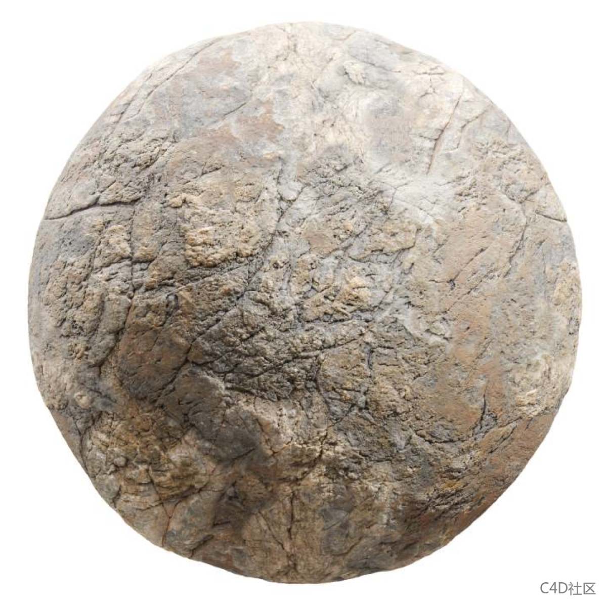 材质贴图-地面岩石材质暗色