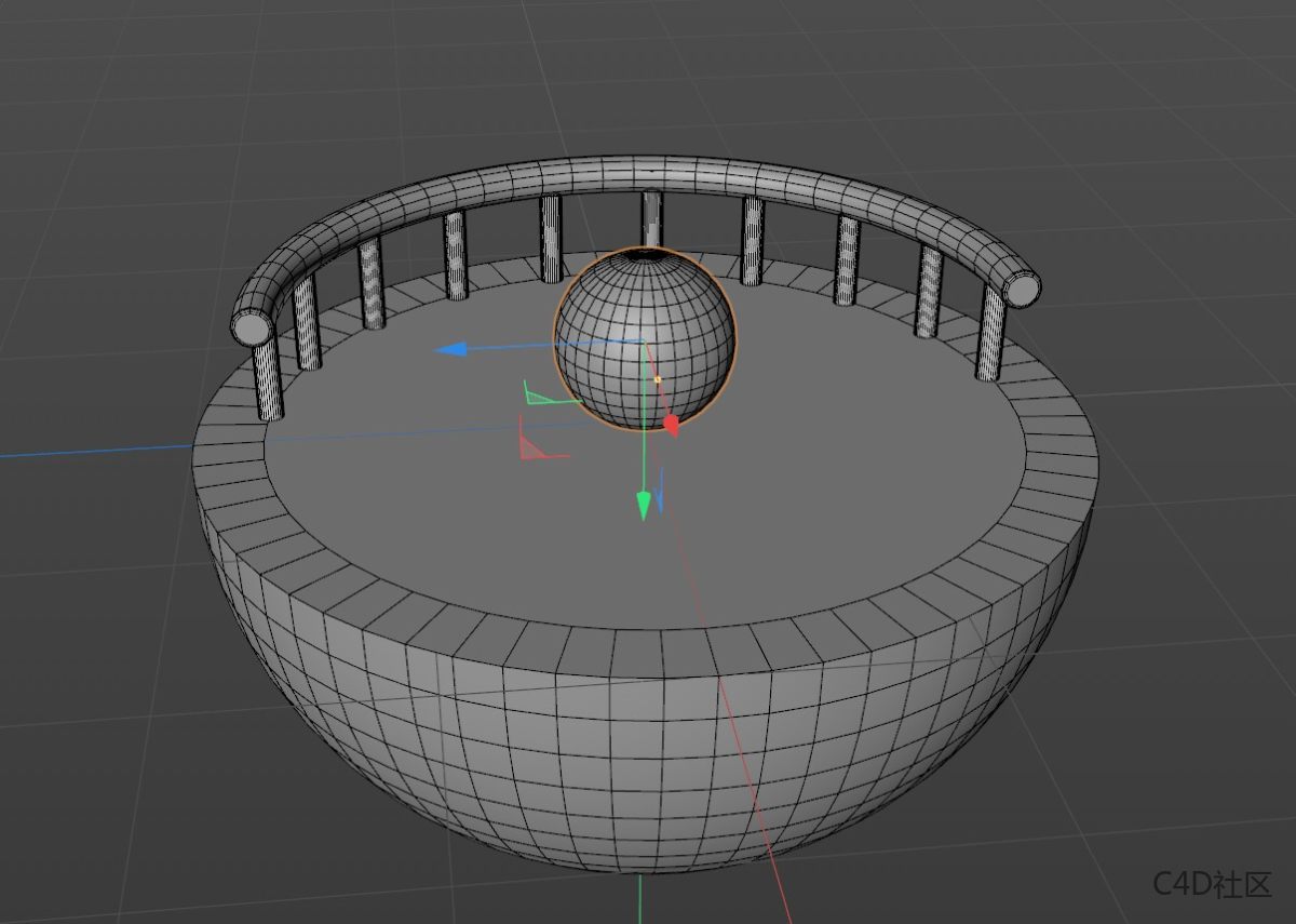 C4D父子集旋转动画-加深父子集的控制逻辑