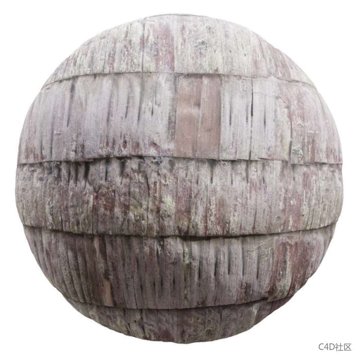 木片磨损严重的木块叠层材质