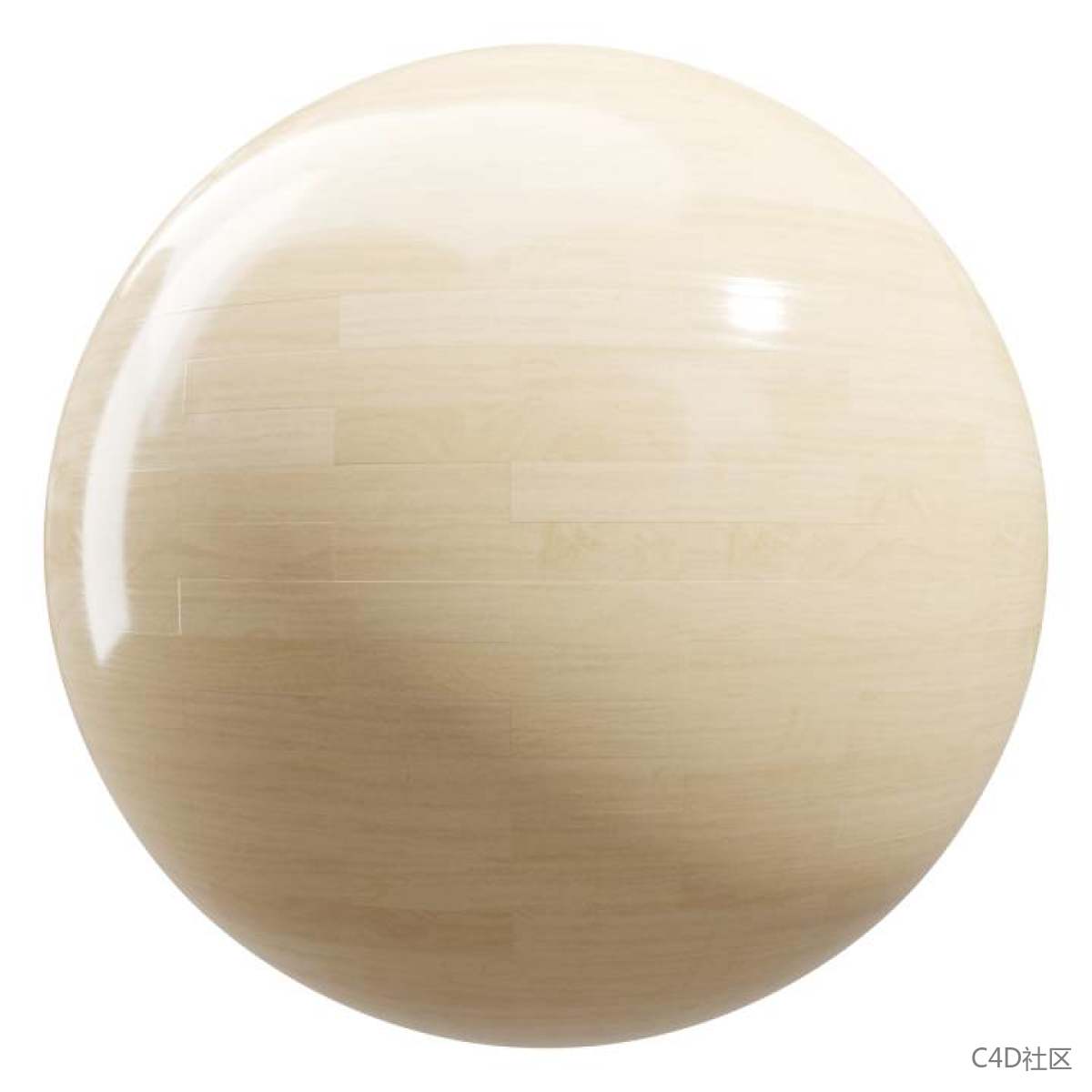 光滑的米色木地板浅纹理材质