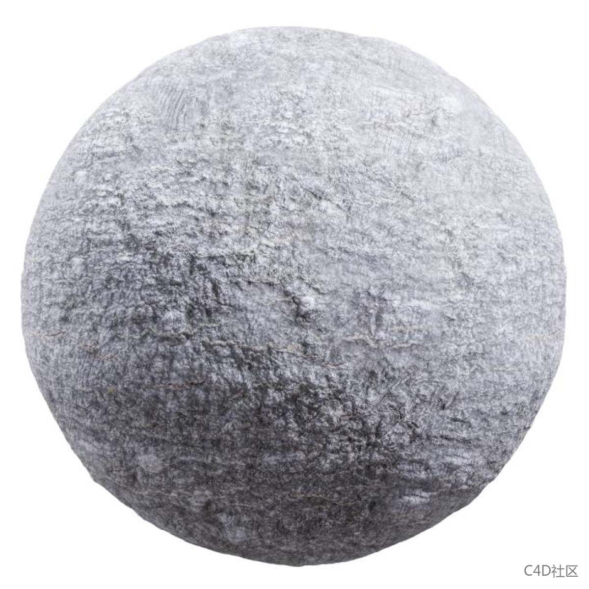 材质贴图-磨平的岩石花纹