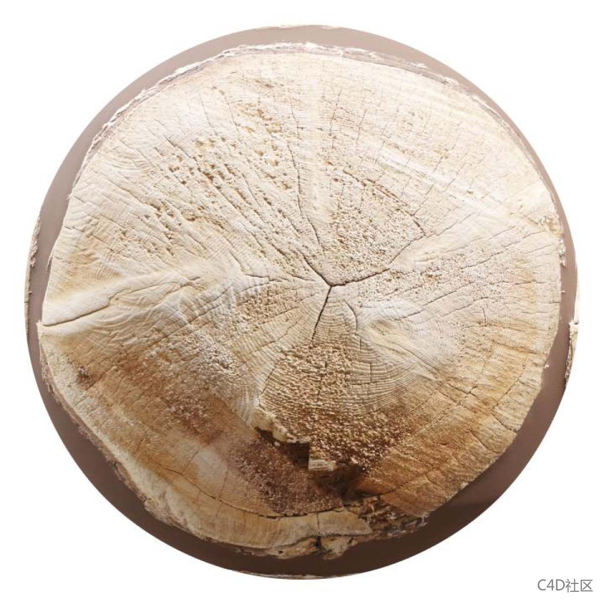 木桩没有据好的表面