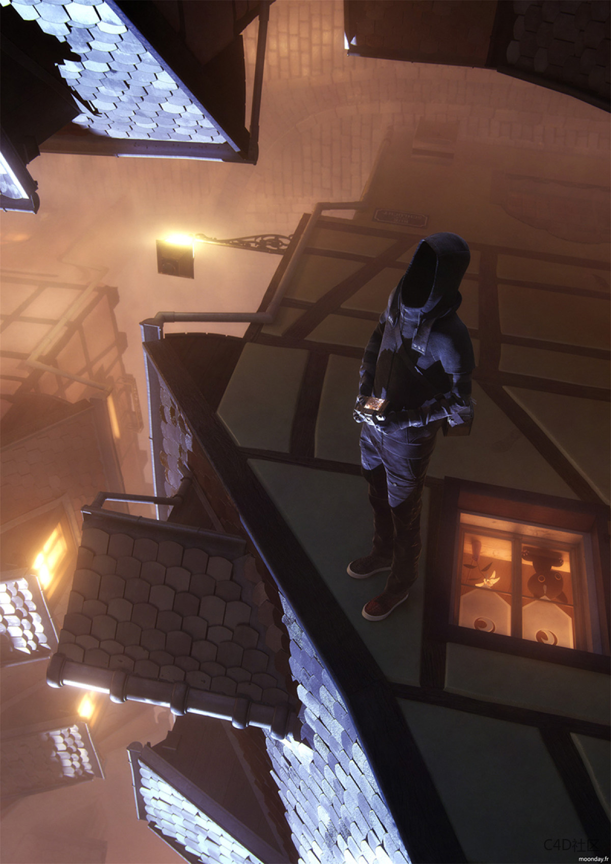 用3ds Max制作超现实的自画像