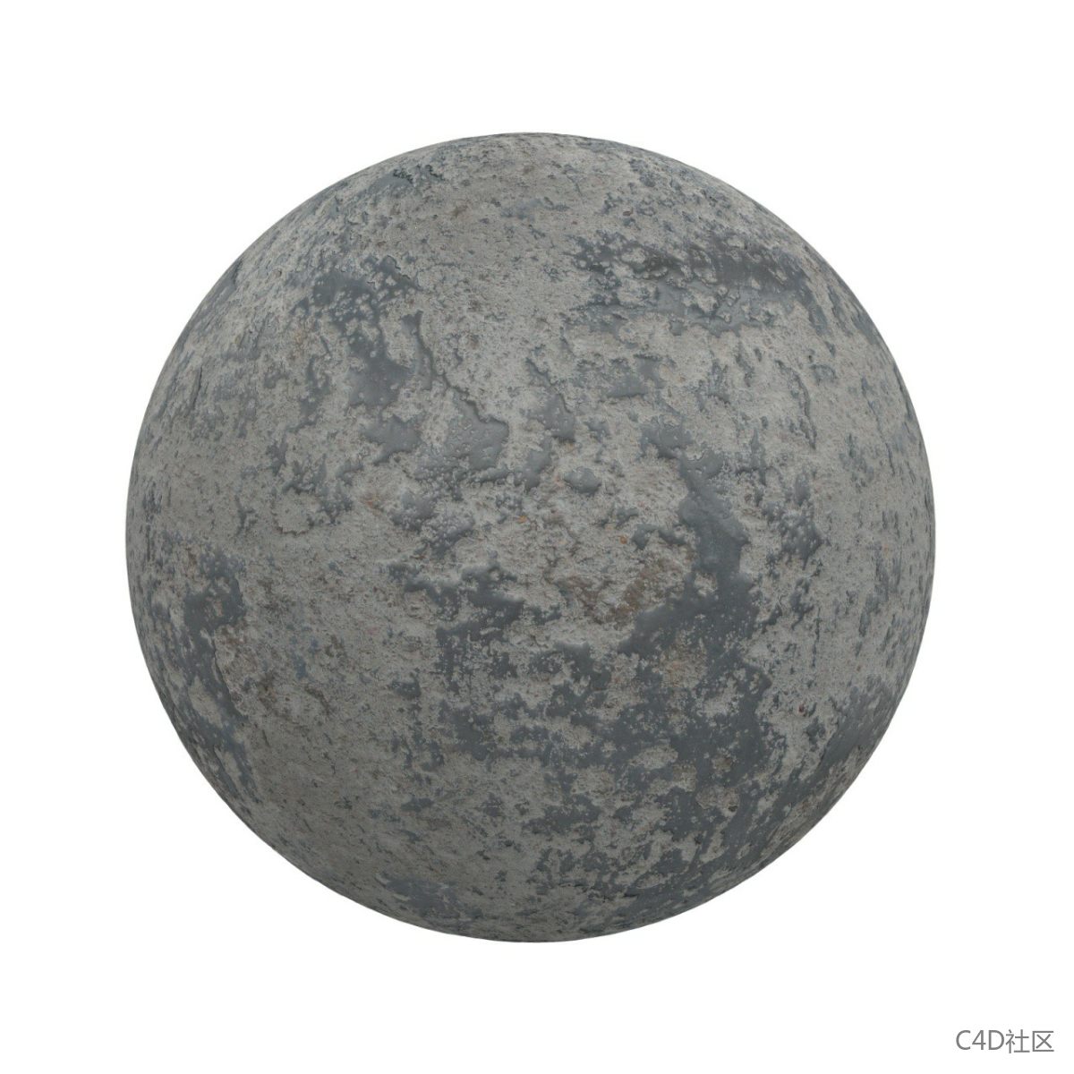 大面积光滑粗糙石头