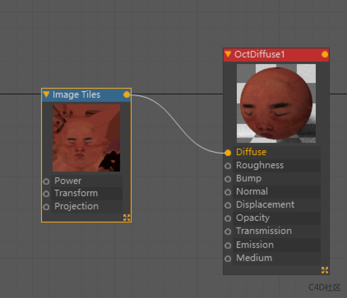 Octane节点:Image titles