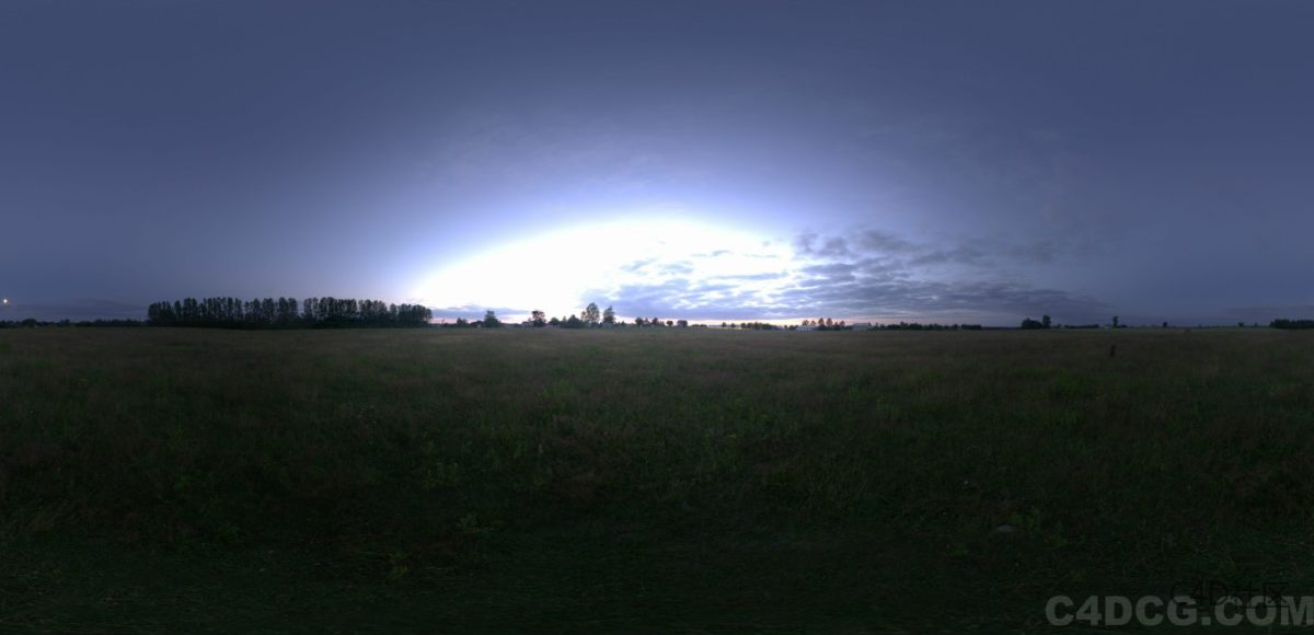 6K全景天空HDRI贴图-日出鱼肚白天际