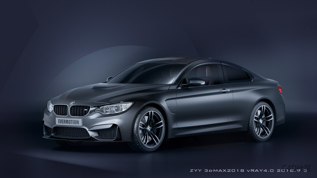 宝马IIIM4高精度模型