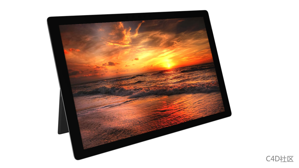 Microsoft Surface laptop1平板电脑模型（含材质）
