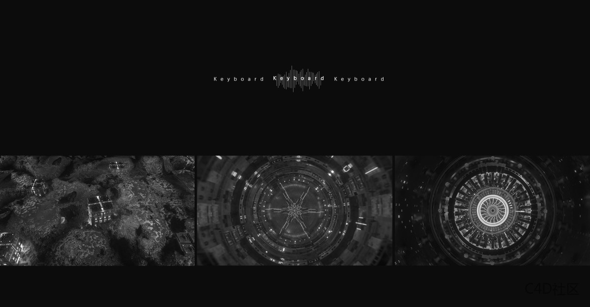 某机械键盘打宣传广告样品临摹