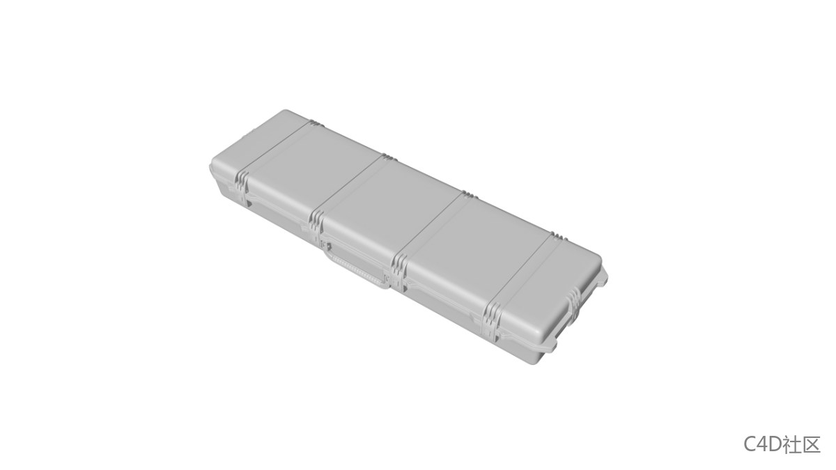 狙击枪收纳箱模型