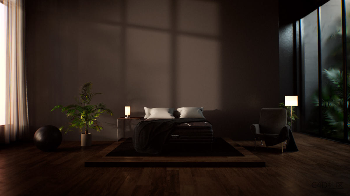 睡美人系列席梦思动态视频设计