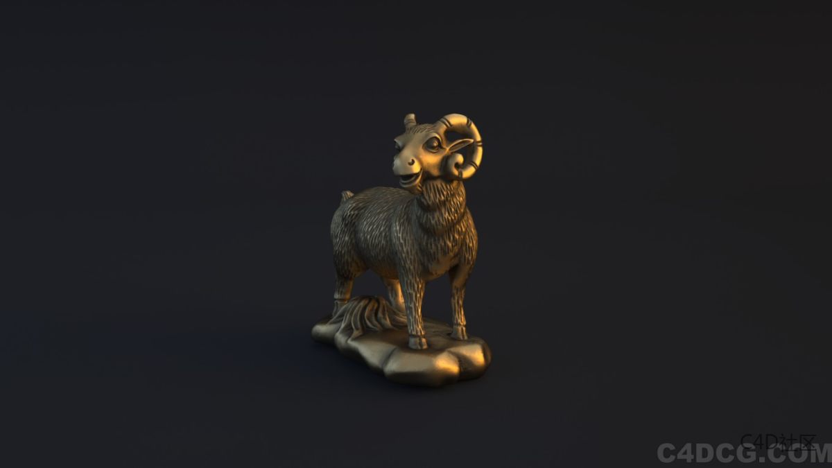 十二生肖模型-羊