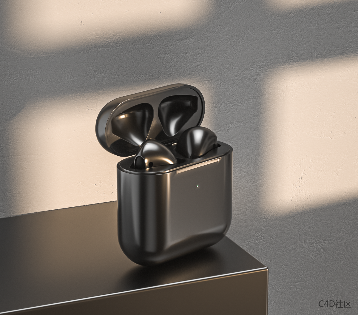 AirPods 2代耳机模型+材质