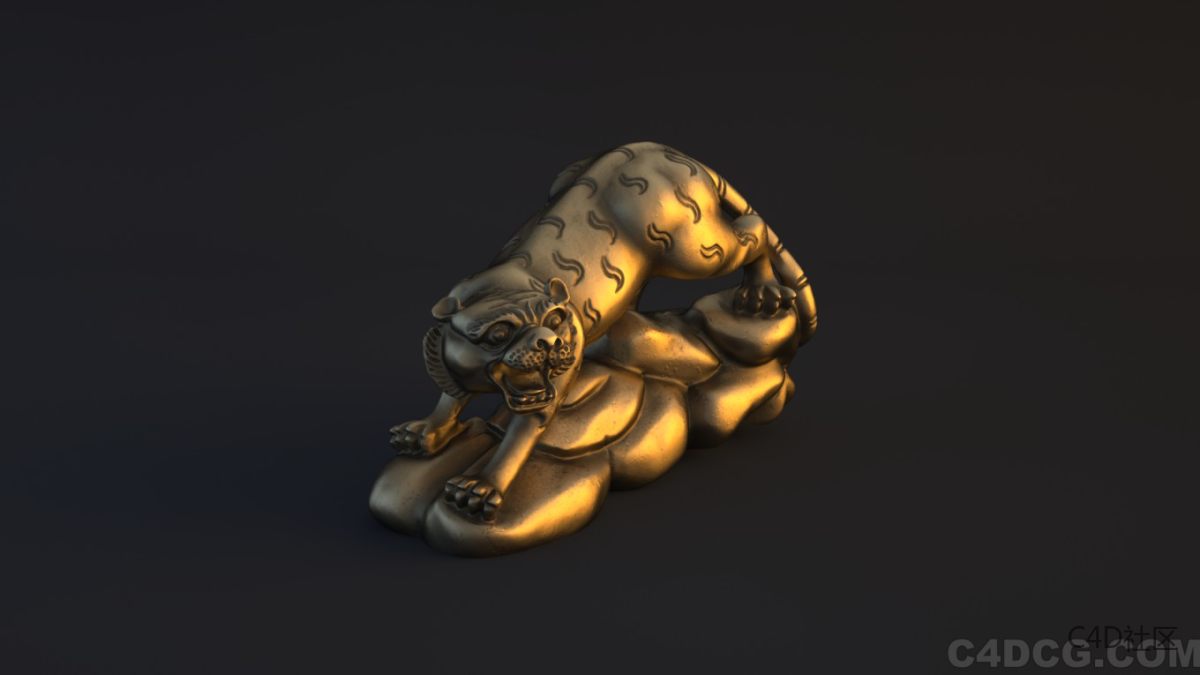 十二生肖模型-老虎