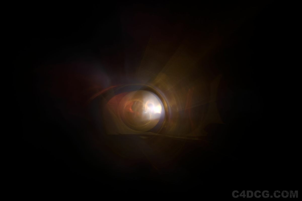 高动态范围焦散范围光源-5K-HDRI-黑暗中微弱红光